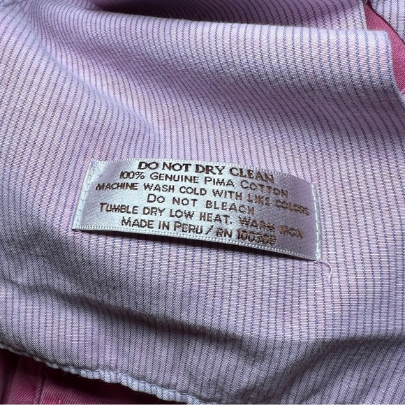 Peter Millar Pink Chino 100% Genuine Pima Cotton Shorts Men’s Size 36 - Picture 5 of 5